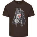 A Nights Templar St. George's Day England Mens Cotton T-Shirt Tee Top Dark Chocolate