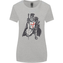 A Nights Templar St. George's Day England Womens Wider Cut T-Shirt Sports Grey