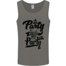 A Party Without Beer Alcohol Funny Beer Gin Mens Vest Tank Top Charcoal