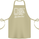 A Pool Cue for My Wife Best Swap Ever! Cotton Apron 100% Organic Khaki