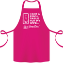 A Pool Cue for My Wife Best Swap Ever! Cotton Apron 100% Organic Pink