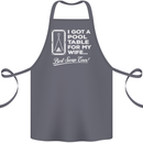 A Pool Cue for My Wife Best Swap Ever! Cotton Apron 100% Organic Steel