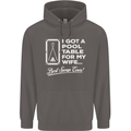 A Pool Cue for My Wife Best Swap Ever! Mens 80% Cotton Hoodie Charcoal