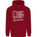 A Pool Cue for My Wife Best Swap Ever! Mens 80% Cotton Hoodie Red