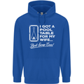 A Pool Cue for My Wife Best Swap Ever! Mens 80% Cotton Hoodie Royal Blue