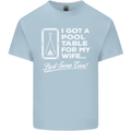 A Pool Cue for My Wife Best Swap Ever! Mens Cotton T-Shirt Tee Top Light Blue