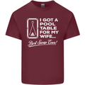 A Pool Cue for My Wife Best Swap Ever! Mens Cotton T-Shirt Tee Top Maroon