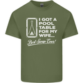 A Pool Cue for My Wife Best Swap Ever! Mens Cotton T-Shirt Tee Top Military Green