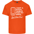 A Pool Cue for My Wife Best Swap Ever! Mens Cotton T-Shirt Tee Top Orange