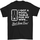 A Pool Cue for My Wife Best Swap Ever! Mens T-Shirt Cotton Gildan Black