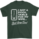 A Pool Cue for My Wife Best Swap Ever! Mens T-Shirt Cotton Gildan Forest Green