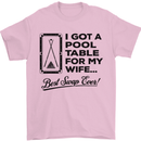 A Pool Cue for My Wife Best Swap Ever! Mens T-Shirt Cotton Gildan Light Pink