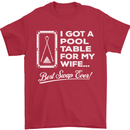 A Pool Cue for My Wife Best Swap Ever! Mens T-Shirt Cotton Gildan Red