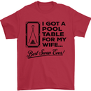 A Pool Cue for My Wife Best Swap Ever! Mens T-Shirt Cotton Gildan Red