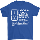 A Pool Cue for My Wife Best Swap Ever! Mens T-Shirt Cotton Gildan Royal Blue