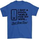 A Pool Cue for My Wife Best Swap Ever! Mens T-Shirt Cotton Gildan Royal Blue