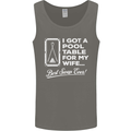 A Pool Cue for My Wife Best Swap Ever! Mens Vest Tank Top Charcoal
