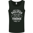 A Qualified Fisherman Looks Like Mens Vest Tank Top Black