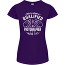 A Qualified Photographer Looks Like Womens Petite Cut T-Shirt Purple