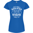 A Qualified Photographer Looks Like Womens Petite Cut T-Shirt Royal Blue