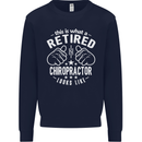 A Retired Chiropractor Looks Like Mens Sweatshirt Jumper Navy Blue