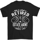 A Retired Estate Agent Looks Like Mens T-Shirt Cotton Gildan Black