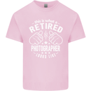 A Retired Photographer Looks Like Mens Cotton T-Shirt Tee Top Light Pink