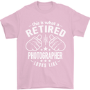 A Retired Photographer Looks Like Mens T-Shirt Cotton Gildan Light Pink