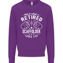 A Retired Scaffolder Looks Like Mens Sweatshirt Jumper Purple