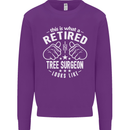 A Retired Tree Surgeon Looks Like Mens Sweatshirt Jumper Purple