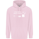 A Salt With a Deadly Weapon Funny Food Childrens Kids Hoodie Light Pink