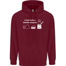 A Salt With a Deadly Weapon Funny Food Childrens Kids Hoodie Maroon