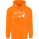 A Salt With a Deadly Weapon Funny Food Childrens Kids Hoodie Orange