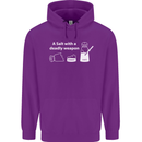 A Salt With a Deadly Weapon Funny Food Childrens Kids Hoodie Purple