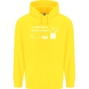 A Salt With a Deadly Weapon Funny Food Childrens Kids Hoodie Yellow