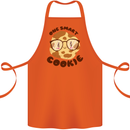 A Smart Cookie Funny Food Nerd Geek Maths Cotton Apron 100% Organic Orange