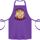 A Smart Cookie Funny Food Nerd Geek Maths Cotton Apron 100% Organic Purple