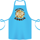 A Smart Cookie Funny Food Nerd Geek Maths Cotton Apron 100% Organic Turquoise