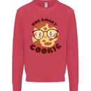 A Smart Cookie Funny Food Nerd Geek Maths Kids Sweatshirt Jumper Heliconia