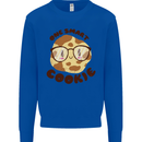 A Smart Cookie Funny Food Nerd Geek Maths Kids Sweatshirt Jumper Royal Blue