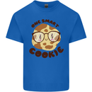 A Smart Cookie Funny Food Nerd Geek Maths Kids T-Shirt Childrens Royal Blue
