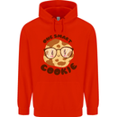 A Smart Cookie Funny Food Nerd Geek Maths Mens 80% Cotton Hoodie Bright Red