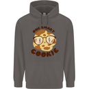 A Smart Cookie Funny Food Nerd Geek Maths Mens 80% Cotton Hoodie Charcoal