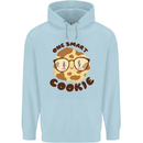 A Smart Cookie Funny Food Nerd Geek Maths Mens 80% Cotton Hoodie Light Blue