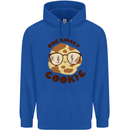 A Smart Cookie Funny Food Nerd Geek Maths Mens 80% Cotton Hoodie Royal Blue