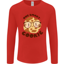 A Smart Cookie Funny Food Nerd Geek Maths Mens Long Sleeve T-Shirt Red