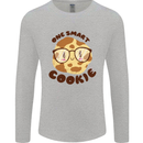 A Smart Cookie Funny Food Nerd Geek Maths Mens Long Sleeve T-Shirt Sports Grey
