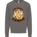 A Smart Cookie Funny Food Nerd Geek Maths Mens Sweatshirt Jumper Charcoal