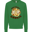 A Smart Cookie Funny Food Nerd Geek Maths Mens Sweatshirt Jumper Irish Green