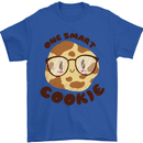 A Smart Cookie Funny Food Nerd Geek Maths Mens T-Shirt 100% Cotton Royal Blue